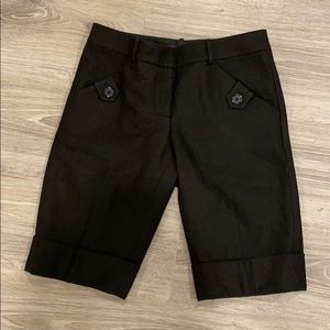 Black Wool shorts size 4 like new